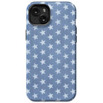 Coastal Blues | Denim Stars Case Phone Case Casetry Essential + MagSafe® iPhone 15 Plus