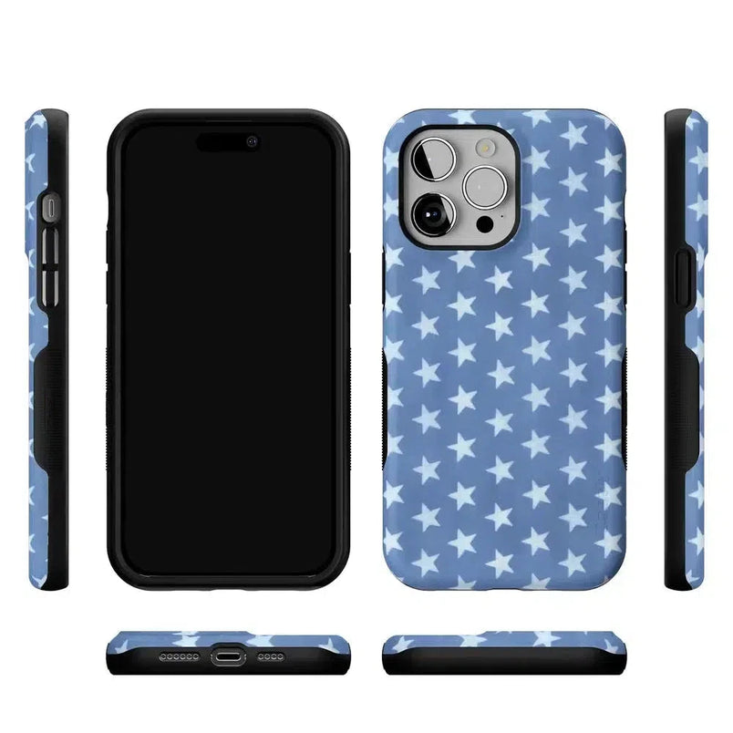Coastal Blues | Denim Stars Case Phone Case Casetry 