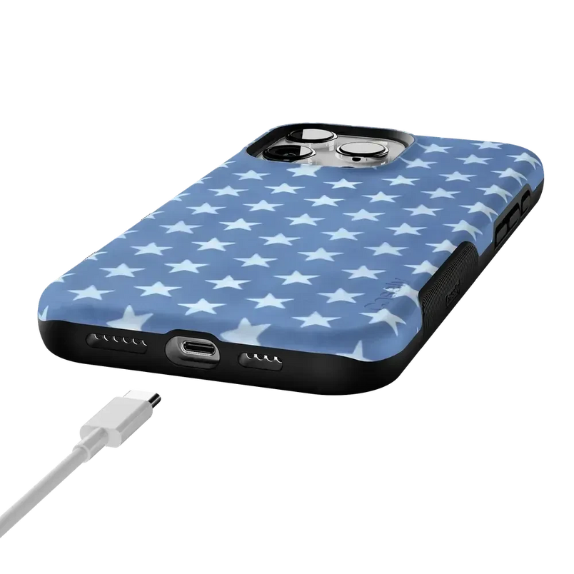 Coastal Blues | Denim Stars Case Phone Case Casetry 