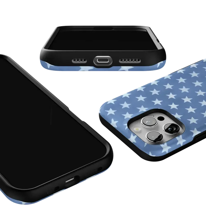 Coastal Blues | Denim Stars Case Phone Case Casetry 