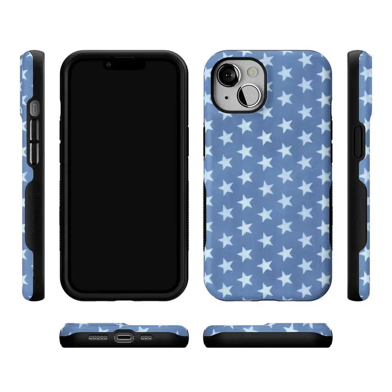 Coastal Blues | Denim Stars Case Phone Case Casetry 
