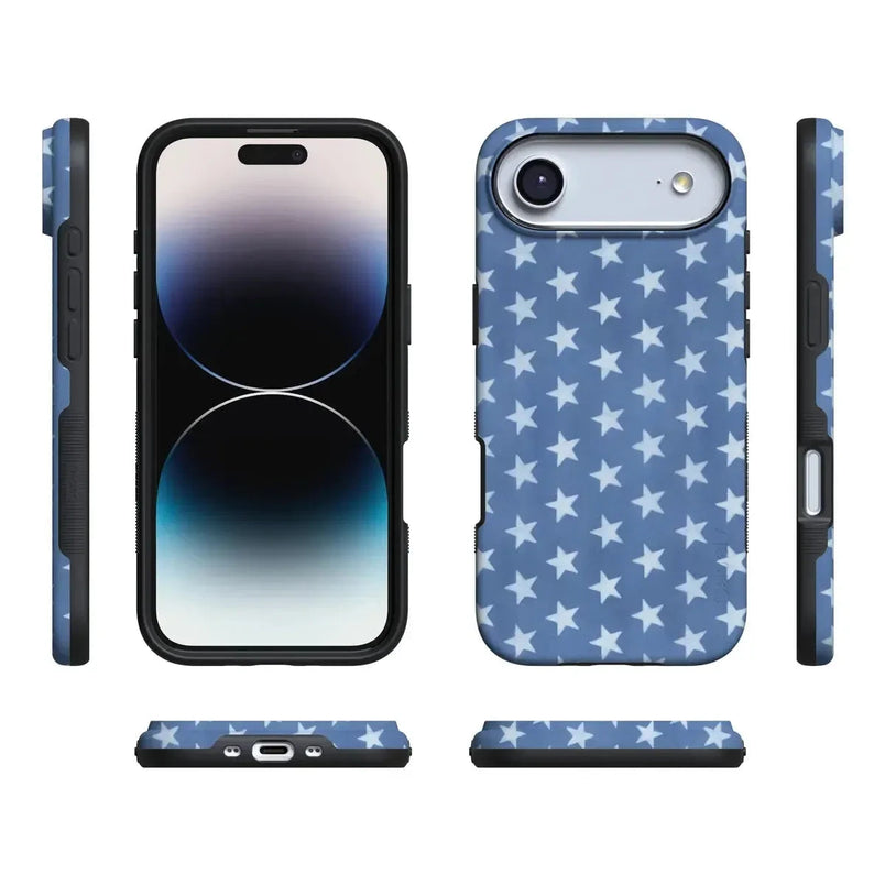 Coastal Blues | Denim Stars Case Phone Case Casetry 