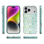 Coastal Checkers | Pura Vida Case iPhone Case get.casely 