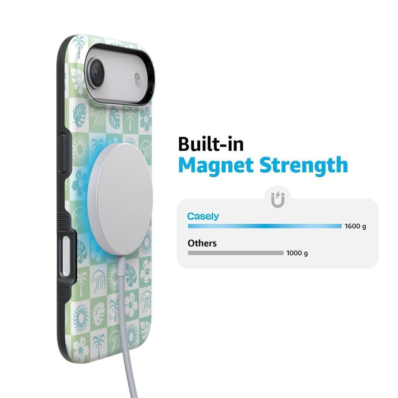 Coastal Checkers | Pura Vida Case iPhone Case get.casely 