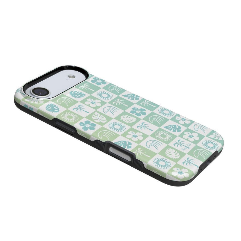 Coastal Checkers | Pura Vida Case iPhone Case get.casely 