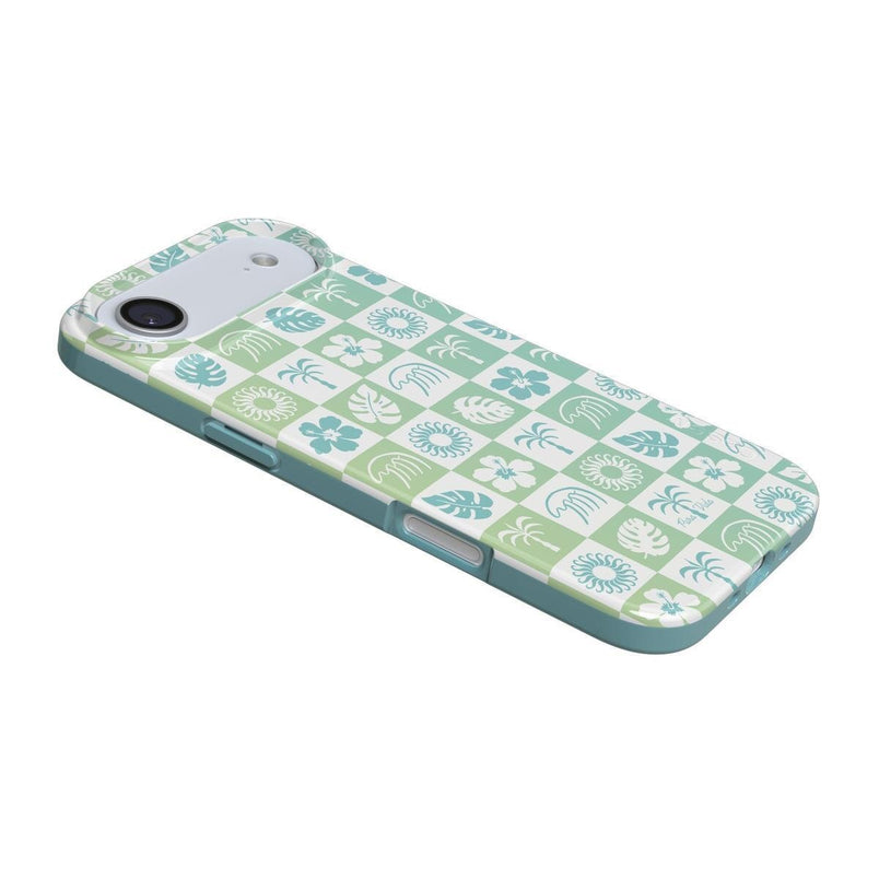 Coastal Checkers | Pura Vida Case iPhone Case get.casely 