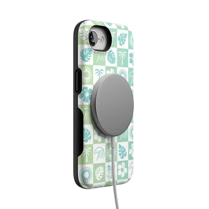 Coastal Checkers | Pura Vida Case iPhone Case get.casely 