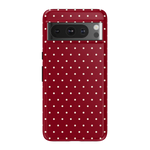 On the Dot | Maroon Polka Dot Case