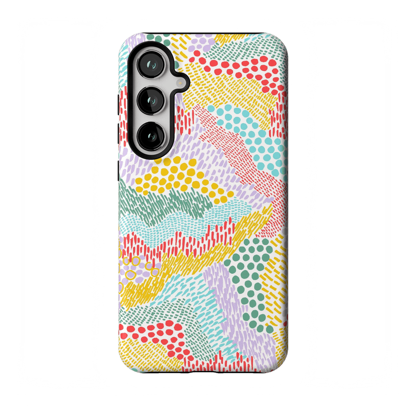 Color Me Happy | Pattern Colorblock Case iPhone Case get.casely Bold Flex + MagSafe® Galaxy S26 
