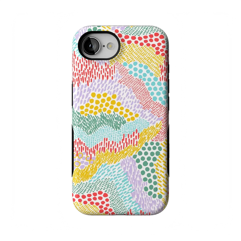 Color Me Happy | Pattern Colorblock Case iPhone Case get.casely Bold Flex + MagSafe® iPhone 17 Air 