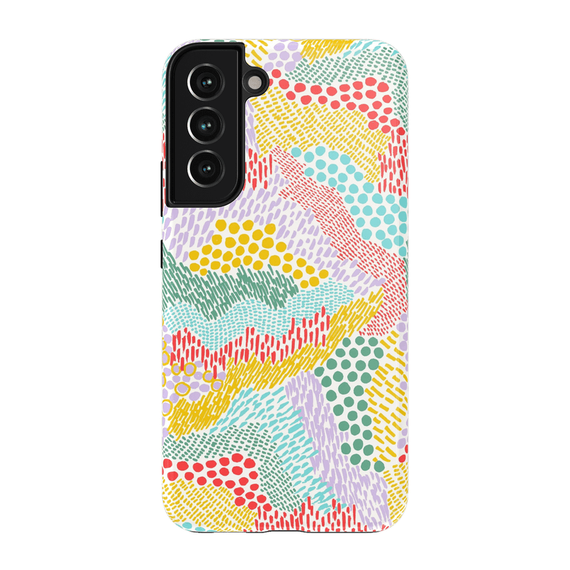 Color Me Happy | Pattern Colorblock Case iPhone Case get.casely Essential Galaxy S24 