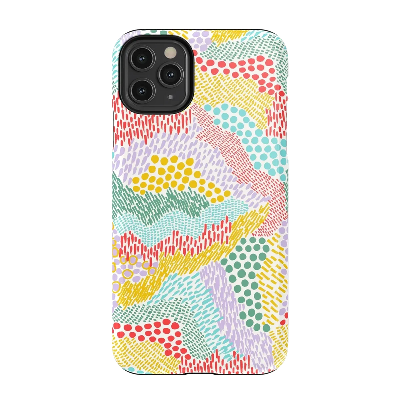 Color Me Happy | Pattern Colorblock Case iPhone Case get.casely Essential iPhone 11 Pro Max 
