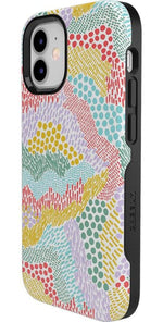 Color Me Happy | Pattern Colorblock Case iPhone Case get.casely
