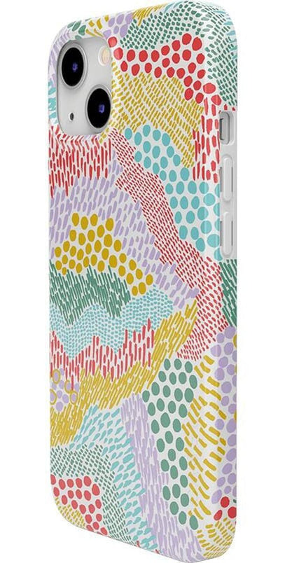 Color Me Happy | Pattern Colorblock Case iPhone Case get.casely