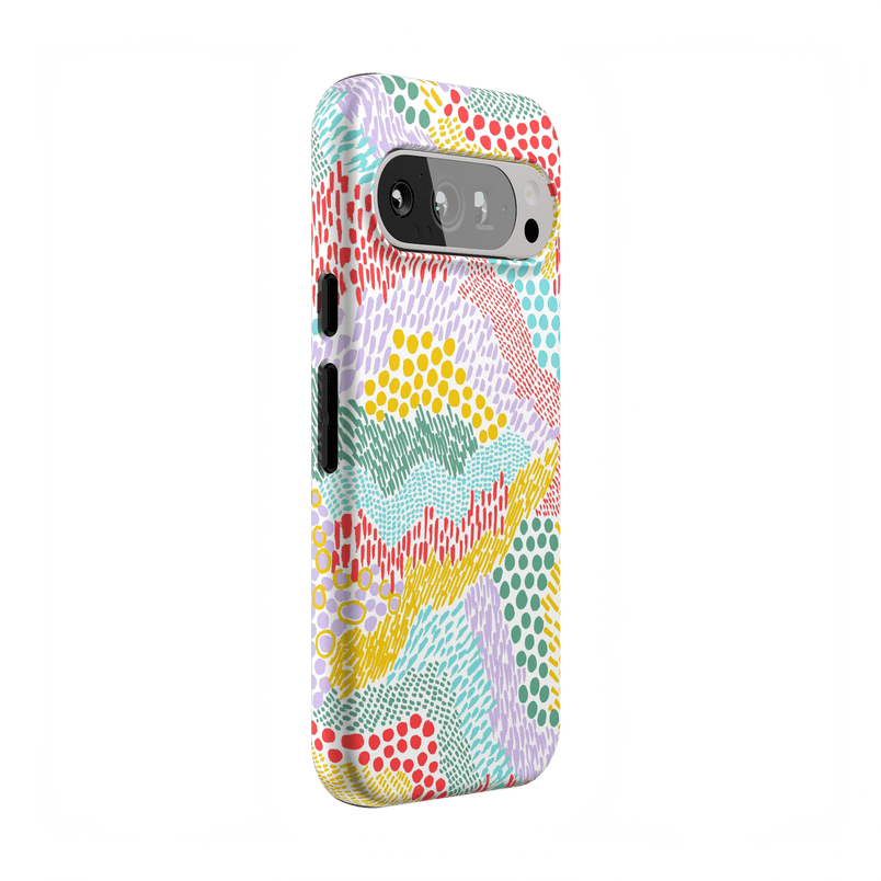 Color Me Happy | Pattern Colorblock Case iPhone Case get.casely 