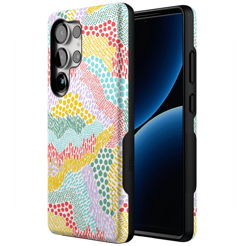 Color Me Happy | Pattern Colorblock Case iPhone Case get.casely 