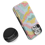 Color Me Happy | Pattern Colorblock Case iPhone Case get.casely 