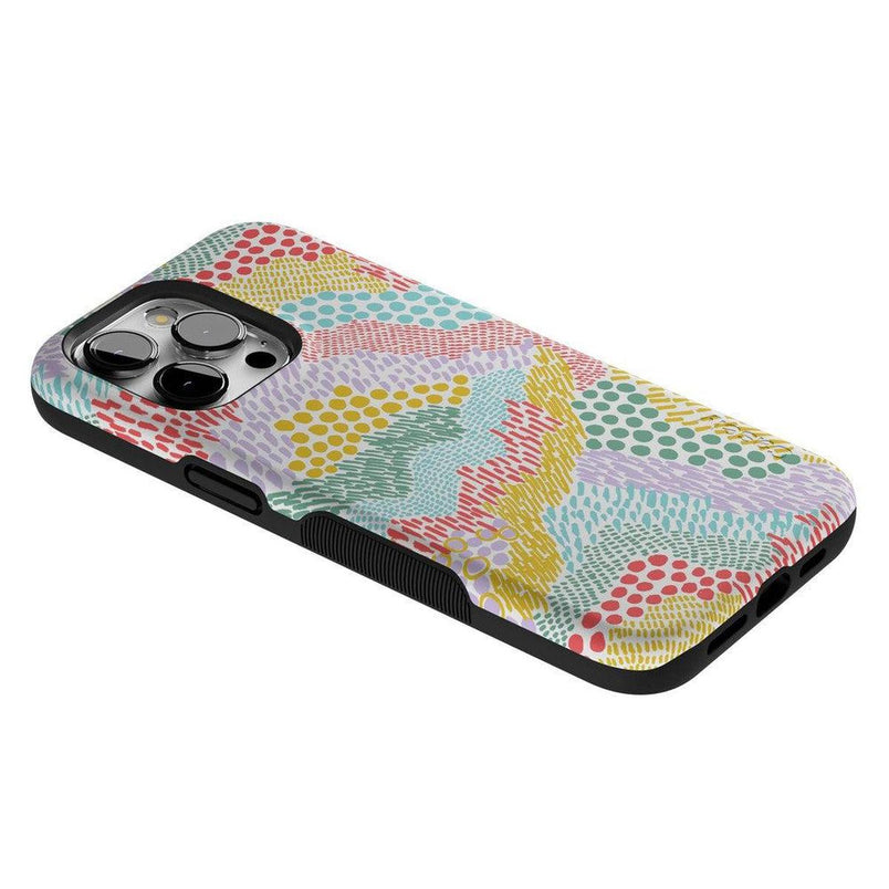 Color Me Happy | Pattern Colorblock Case iPhone Case get.casely 