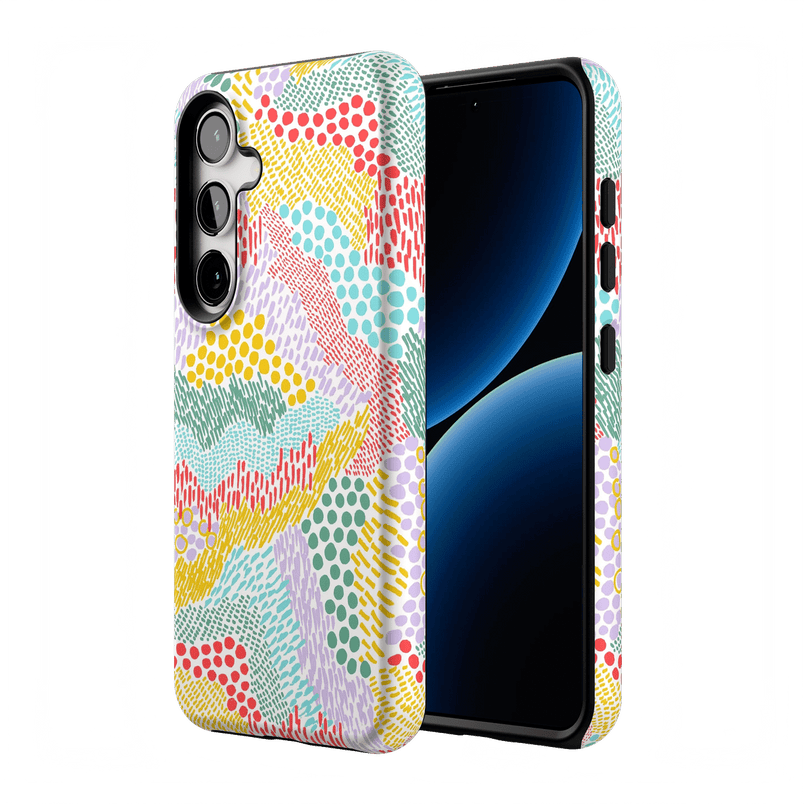 Color Me Happy | Pattern Colorblock Case iPhone Case get.casely 