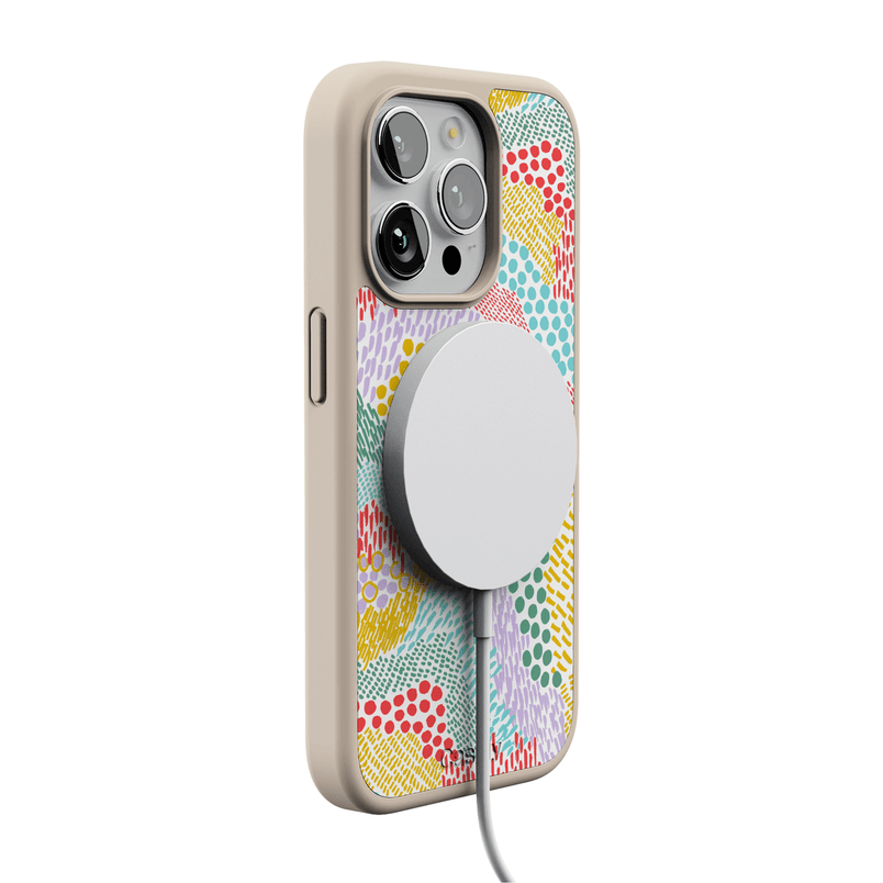 Color Me Happy | Pattern Colorblock Case iPhone Case get.casely 
