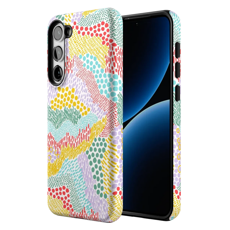 Color Me Happy | Pattern Colorblock Case iPhone Case get.casely 