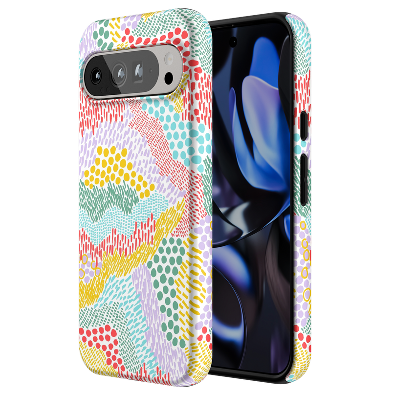 Color Me Happy | Pattern Colorblock Case iPhone Case get.casely 