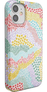 Color Me Happy | Pattern Colorblock Case iPhone Case get.casely
