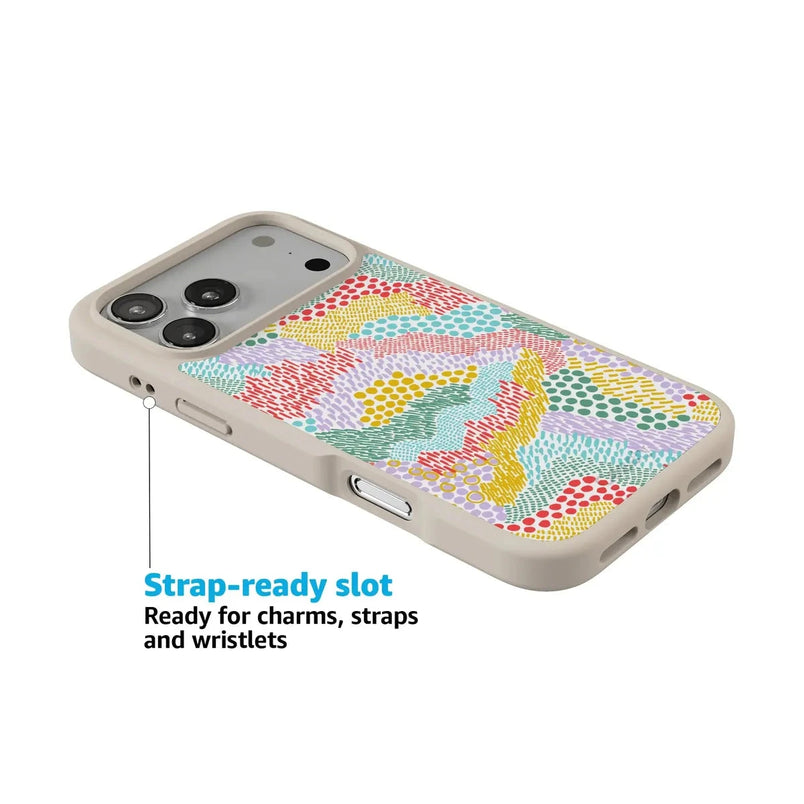 Color Me Happy | Pattern Colorblock Case iPhone Case get.casely 