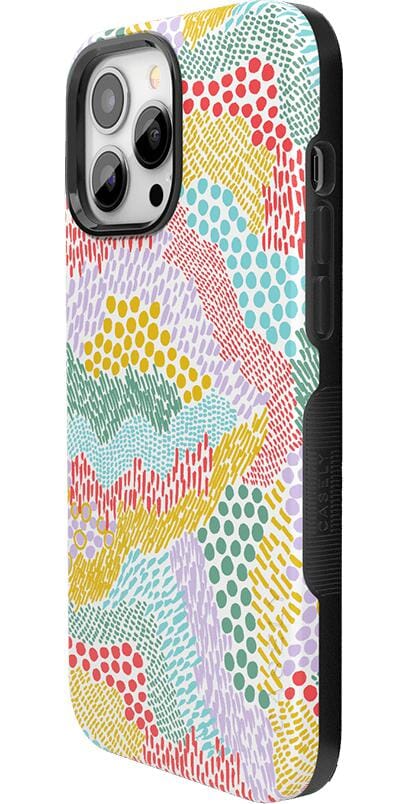 Color Me Happy | Pattern Colorblock Case iPhone Case get.casely