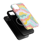 Color Me Happy | Pattern Colorblock Case iPhone Case get.casely 