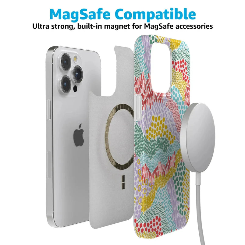 Color Me Happy | Pattern Colorblock Case iPhone Case get.casely 