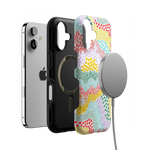 Color Me Happy | Pattern Colorblock Case iPhone Case get.casely 
