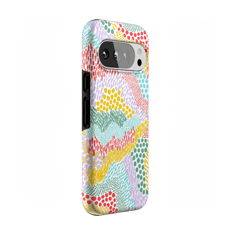 Color Me Happy | Pattern Colorblock Case iPhone Case get.casely 