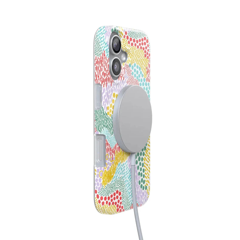 Color Me Happy | Pattern Colorblock Case iPhone Case get.casely 