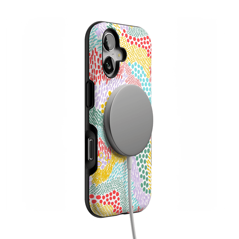 Color Me Happy | Pattern Colorblock Case iPhone Case get.casely 