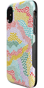 Color Me Happy | Pattern Colorblock Case iPhone Case get.casely