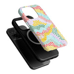 Color Me Happy | Pattern Colorblock Case iPhone Case get.casely 