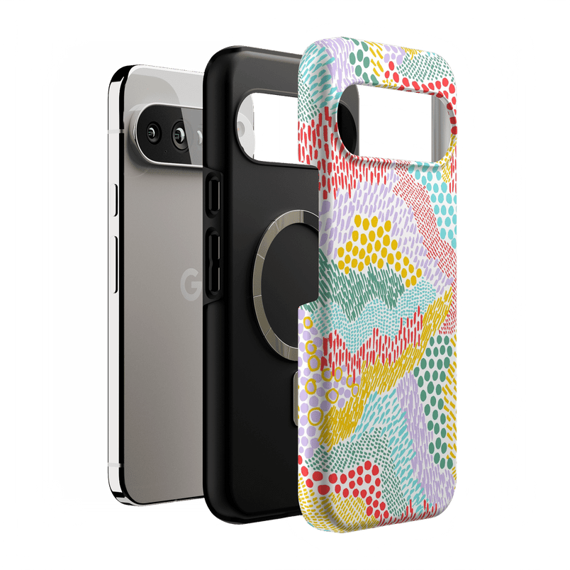 Color Me Happy | Pattern Colorblock Case iPhone Case get.casely 