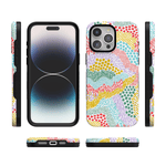 Color Me Happy | Pattern Colorblock Case iPhone Case get.casely 