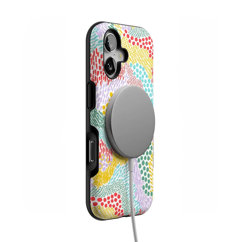 Color Me Happy | Pattern Colorblock Case iPhone Case get.casely 