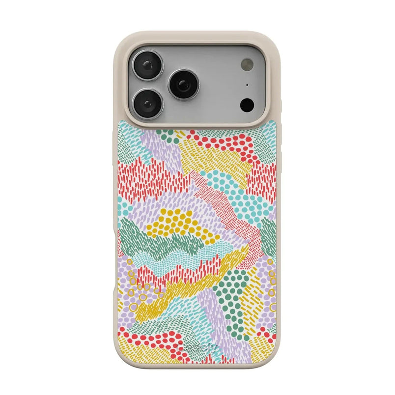 Color Me Happy | Pattern Colorblock Case iPhone Case get.casely 