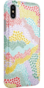 Color Me Happy | Pattern Colorblock Case iPhone Case get.casely
