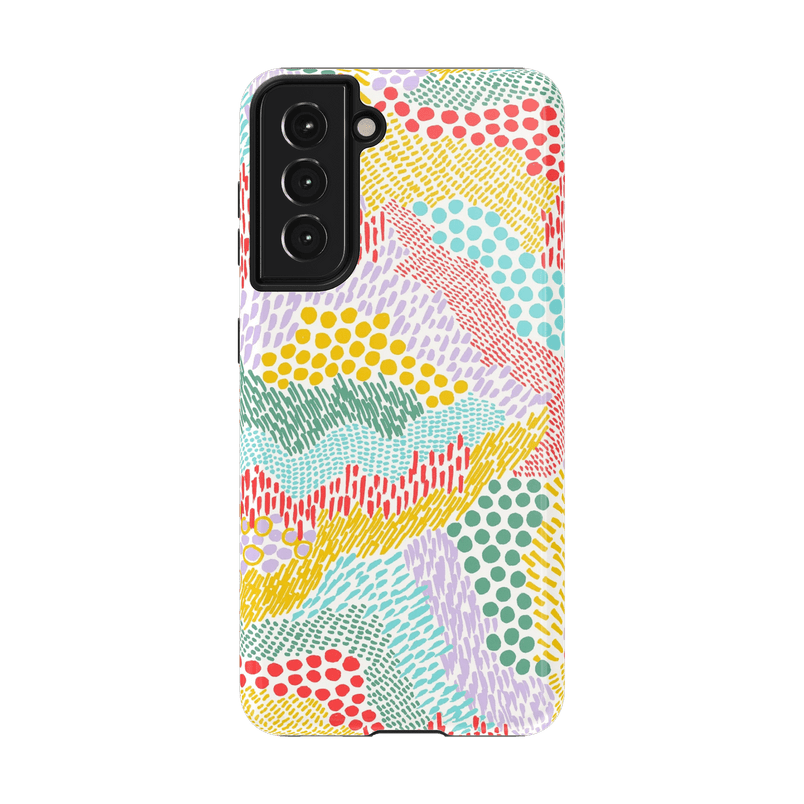 Color Me Happy | Pattern Colorblock Case iPhone Case get.casely 