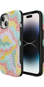 Color Me Happy | Pattern Colorblock Case iPhone Case get.casely 