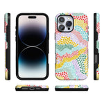 Color Me Happy | Pattern Colorblock Case iPhone Case get.casely 