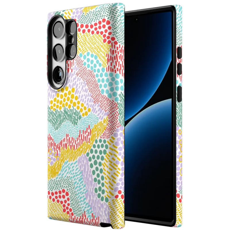 Color Me Happy | Pattern Colorblock Case iPhone Case get.casely 