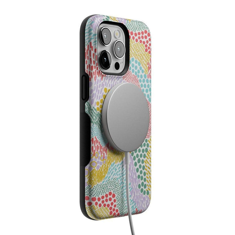 Color Me Happy | Pattern Colorblock Case iPhone Case get.casely 