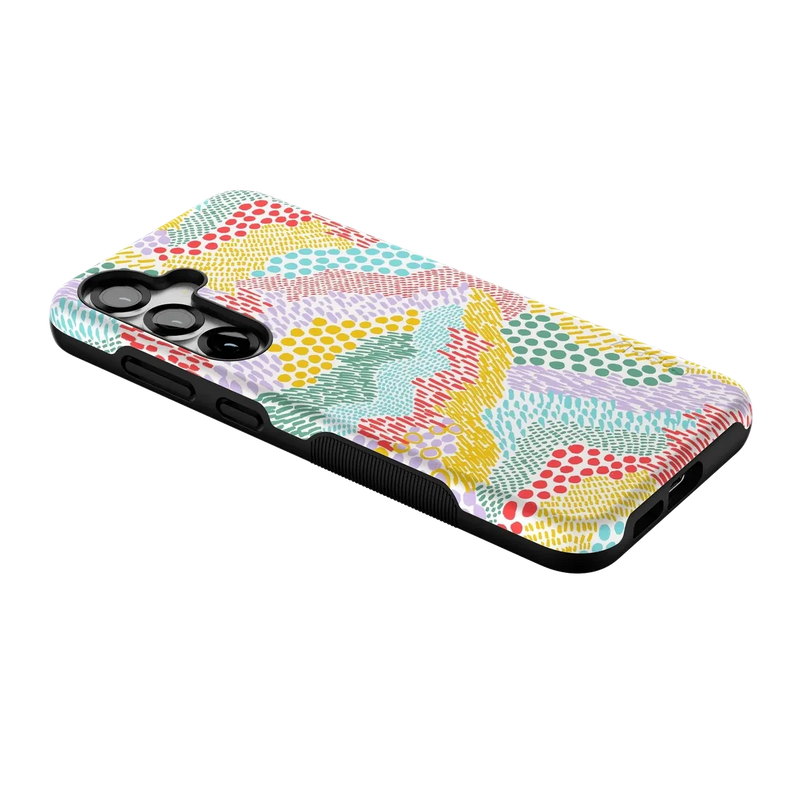 Color Me Happy | Pattern Colorblock Case iPhone Case get.casely 