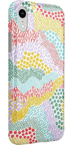 Color Me Happy | Pattern Colorblock Case iPhone Case get.casely