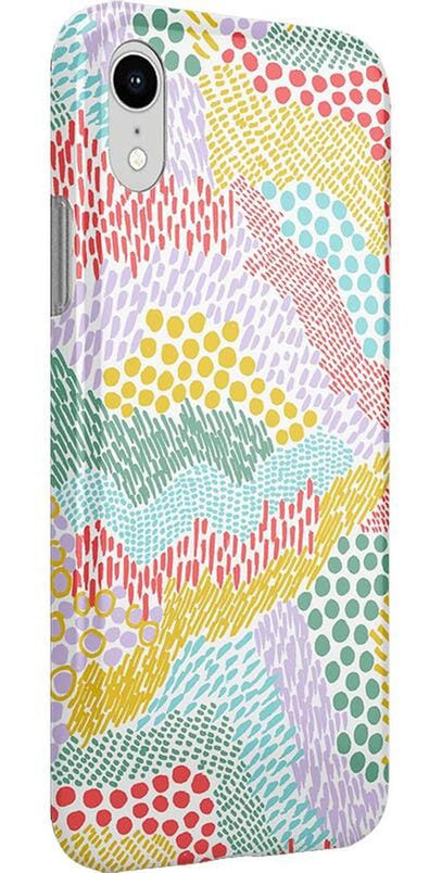 Color Me Happy | Pattern Colorblock Case iPhone Case get.casely